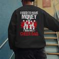 Cheer Dad Cheerleading Fathers Day Men's Sweatshirt Back Print