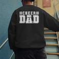 Cheer Dad Cheer Leading Cheer Leading Men Dad Fathers Day Men's Sweatshirt Back Print