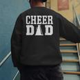 Cheerleading Dad Apparel For Cheer Dad Men's Sweatshirt Back Print