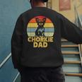 Chorkie Dad Retro Sunset Chihuahua Yorkie Mix Lover Men's Sweatshirt Back Print Chorkie Dad Retro Sunset Chihuahua Yorkie Mix Lover Men's Sweatshirt Back Print