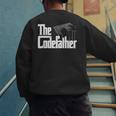 The Code Father Computer Coder Dad Programmer Men's Sweatshirt Back Print