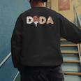 Cookies Dada 1st Birthday Milk Party Family Matching Men's Sweatshirt Back Print