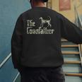 Coonfather Coon Hunting Dogs Coonhound Dad Men's Sweatshirt Back Print