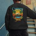 Cruising With My Son Mom Dad Cruise Vacation Matching Men's Sweatshirt Back Print