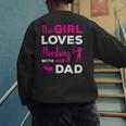 Cute Girls Hunting Dad Daughter Hunting Buddy Hunter Men's Sweatshirt Back Print