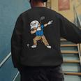 Dabbing Golfer Golfing Golfer Dad Men Boys Kids Youth Men's Sweatshirt Back Print Dabbing Golfer Golfing Golfer Dad Men Boys Kids Youth Men's Sweatshirt Back Print