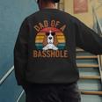 Dad Of a Basshole Basset Hound Owner Men's Sweatshirt Back Print