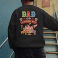 Dad Of The Birthday Boy Carnival Circus 1st Birthday Party Men's Sweatshirt Back Print