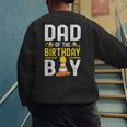 Dad Of The Birthday Boy Construction Worker Bday Men's Sweatshirt Back Print