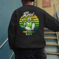 Dad Of The Birthday Boy Matching Family Bowling Birthday Men's Sweatshirt Back Print
