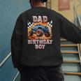 Dad Of The Birthday Boy Monster Truck Birthday Men's Sweatshirt Back Print