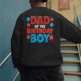 Dad Of The Birthday Boy Spider Web Party Men's Sweatshirt Back Print