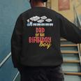 Dad Birthday Boy Train I'm 2 Two Yr Old Chugga Engine Men's Sweatshirt Back Print