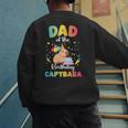 Dad Of The Birthday Girl Capybara Bday Party Family Men's Sweatshirt Back Print