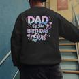 Dad Of The Birthday Girl Kpop Family Matching Party Men's Sweatshirt Back Print