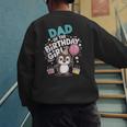 Dad Of The Birthday Girl Pesto Baby Penguin Party Men's Sweatshirt Back Print Dad Of The Birthday Girl Pesto Baby Penguin Party Men's Sweatshirt Back Print
