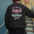 Dad Of The Birthday Girl Shirt Winter Onederland Family Men's Sweatshirt Back Print