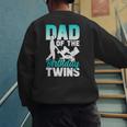 Dad Of The Birthday Twins Celebrate Cute Twin Father Daddy Men's Sweatshirt Back Print Dad Of The Birthday Twins Celebrate Cute Twin Father Daddy Men's Sweatshirt Back Print