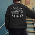 Dad Classic Car Graphic Men's Sweatshirt Back Print