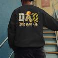 Dad Construction Excavator Kids Matching Family Party Men's Sweatshirt Back Print