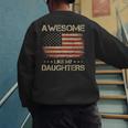 Dad From Daughter Awesome Like My Daughters Men's Sweatshirt Back Print