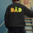 Dad Fruitarian Lover Summer Father Fruit Slice Men's Sweatshirt Back Print