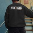 Dad Of Girl Est 2026 Baby Reveal First Father's Day Newborn Men's Sweatshirt Back Print