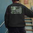 Dad Grandpa Great Grandpa Veteran Fathers Day Great Grandpa Men's Sweatshirt Back Print Dad Grandpa Great Grandpa Veteran Fathers Day Great Grandpa Men's Sweatshirt Back Print