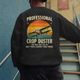 Dad Joke Farter Professional Crop Duster Men's Sweatshirt Back Print