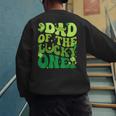 Dad Of The Lucky One Saint Patrick's Day Children Birthday Men's Sweatshirt Back Print