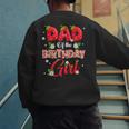 Dad And Mom Birthday Girl Strawberry Berry Sweet One Two Men's Sweatshirt Back Print