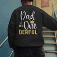 Dad Of Mr Onederful 1st Birthday First One-Derful Matching Men's Sweatshirt Back Print