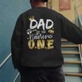 Dad Of The Notorious One Old School 1st Hip Hop Birthday Men's Sweatshirt Back Print