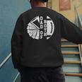 Dad Of Both Proud Football And Cheer Dad Men's Sweatshirt Back Print