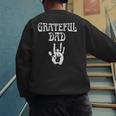 Dad Retro Distressed Grateful Dad Men's Sweatshirt Back Print
