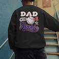 Dad Rookie Of Year 1st Birthday Baseball Theme Matching Men's Sweatshirt Back Print Dad Rookie Of Year 1st Birthday Baseball Theme Matching Men's Sweatshirt Back Print