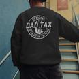 Dad Tax If I'm Buyin' I'm Tryin' Fathers Day Fast Food Men's Sweatshirt Back Print