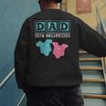 Dad Of Twins Family Daddy Fathers Day Future Parents Men's Sweatshirt Back Print