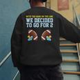 Dad Of Twins TShirt Men's Sweatshirt Back Print