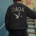 Dada Duck Hunting One Lucky Duck 1st Birthday Family Party Men's Sweatshirt Back Print