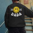 Dada One Happy Dude Birthday Theme 1st Family Matching Mom Men's Sweatshirt Back Print Dada One Happy Dude Birthday Theme 1st Family Matching Mom Men's Sweatshirt Back Print
