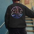 Dada Space Astronaut Rocket Birthday Party Men's Sweatshirt Back Print
