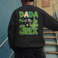 Dada Of The Three Rex Birthday Dinosaur Family Matching Men's Sweatshirt Back Print