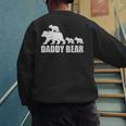 Daddy Bear 3 Cubs Shirt Daddy Bear 3 Kids Tshirt Dad 3 Kids Men's Sweatshirt Back Print
