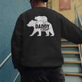 Daddy Bear Fathers Day Cute Baby Cub Papa Dad-a Pops Small Men's Sweatshirt Back Print Daddy Bear Fathers Day Cute Baby Cub Papa Dad-a Pops Small Men's Sweatshirt Back Print