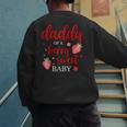 Daddy Of A Berry Sweet One Strawberry Baby First Birthday Men's Sweatshirt Back Print