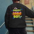 Daddy Of The Birthday Astronaut Boy Outer Space Theme Party Men's Sweatshirt Back Print