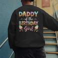 Daddy Of The Birthday Girl Ice Cream Lover Party Men's Sweatshirt Back Print