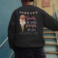 Daddy Dad Ice Cream Third Birthday Three Scoops Of Fun Men's Sweatshirt Back Print