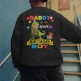 Daddy Dinosaur Shirt Cute Birthday Boy Family Apparel Men's Sweatshirt Back Print